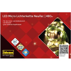 Produktbild für Lichterkette Idena Micro NewTec 480LED innen+außen