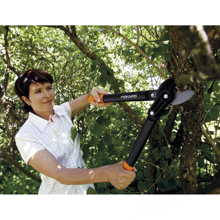 Fiskars Astschere PowerGear II Getriebeschere L71, Länge 45cm