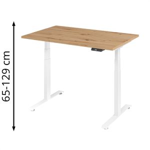 Schreibtisch Böttcher-AG Base Lite, asteiche / weiß