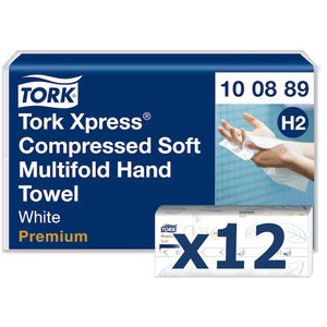 Papierhandtücher Tork Xpress Premium, 100889, H2, 2-lagig