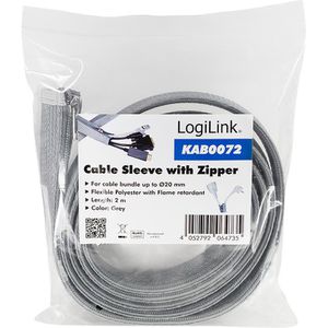 Produktbild für Kabelschlauch LogiLink KAB0072 20 mm x 2 m