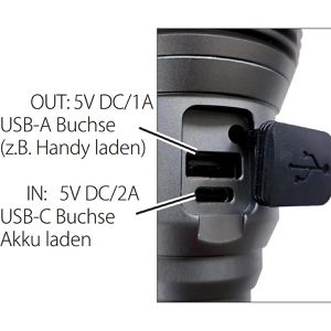 Produktbild für Taschenlampe Ledino Mockau, LED, aufladbar