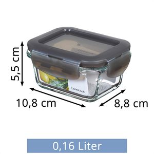 Produktbild für Frischhaltedose LocknLock LLG414G, aus Glas