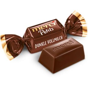 Produktbild für Minischokolade Merci Petits Dunkle Vollmilch