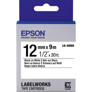 Produktbild für Schriftband Epson LK-4WBN, 12mm