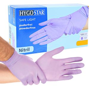 Produktbild für Einmalhandschuhe Franz-Mensch Safe Light, lila, 100 Stück