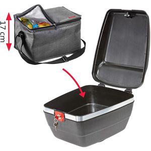 Produktbild für Kühltasche Westmark 52252270, Gerda, grau, faltbar