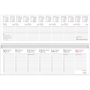 Produktbild für Tischkalender Zettler 377201, blau, Wochenkalender quer