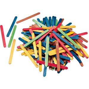 Holzstäbchen Folia 2292, farbig sortiert