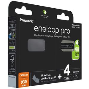 Produktbild für Akku Panasonic EneloopPro BK-4HCDE, 1,2V, 930 mAh