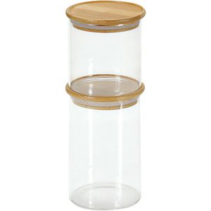 Produktbild für Vorratsglas Kesper 38010, mit Bambusdeckel