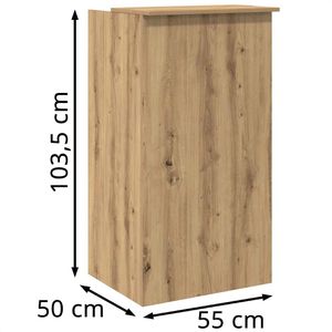 Produktbild für Empfangstheke vidaXL 859023, artisan eiche