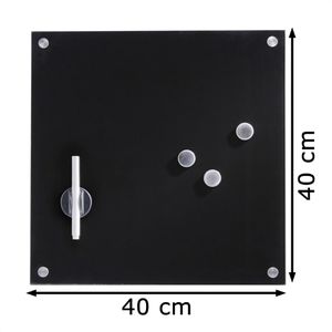 Produktbild für Glas-Magnettafel Zeller 11602 Memoboard, inkl. Zubehör