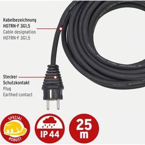 Produktbild für Verlängerungskabel Brennenstuhl 1167820301, für außen IP44