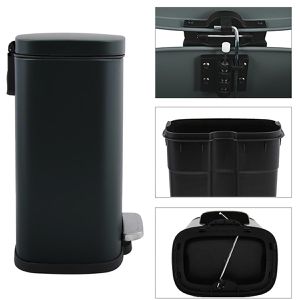 Produktbild für Mülleimer Spirella Akira, 10.19834, schwarz