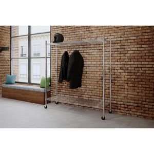 Produktbild für Garderobenständer Alba Mobi, PMMOBI, silber