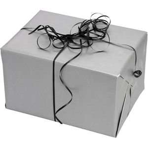 Produktbild für Geschenkband Präsent Cottonfield, schwarz