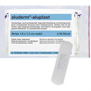 Pflaster Söhngen Aluderm Aluplast 1009156, 50 Strips