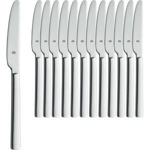 Zwilling Menümesser Cult, Edelstahl, Monoblock, silber poliert, Set 12 Stück , 12 Stück