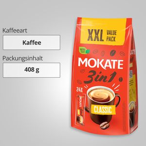 Produktbild für Kaffee Mokate 3 in 1 Classic