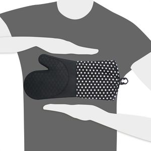Produktbild für Ofenhandschuh Wenko Topfhandschuhe 2102167100, schwarz