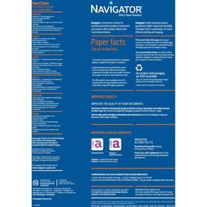 Produktbild für Farblaserpapier Navigator Hard Cover, A4