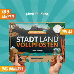 Produktbild für Spielblock Denkriesen Stadt Land Vollpfosten