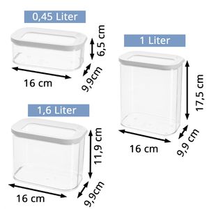 Produktbild für Vorratsdose Emsa Optima N1142700, aus Kunststoff