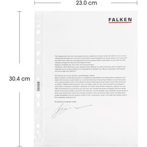 Produktbild für Prospekthüllen Falken Standard, 11298254F, A4