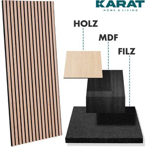 Produktbild für Akustikpaneel Karat Eiche hell