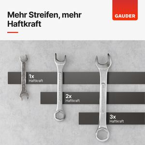 Produktbild für Magnetband Gauder sehr stark, schwarz