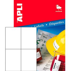 Folienetiketten APLI 01227, weiß matt