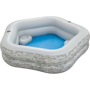 Produktbild für Aufstellpool Bestway 54423 TruPrint Family Pool, oval