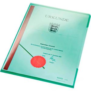 Produktbild für Sichthüllen Leitz 4153-00-55, grün, A4