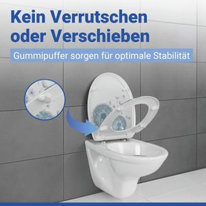 Produktbild für WC-Sitz Wenko Astera 22409100, oval, aus Duroplast