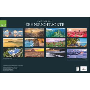 Produktbild für Bildkalender GEO 158901, Sehnsuchtsorte, Jahr 2027