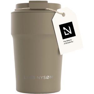 Thermobecher LARS-NYSØM Bevaegelse Taupe Brown, braun