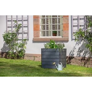 Produktbild für Hochbeet Garantia Ergo Quadro L 75 Wood,Kunststoff