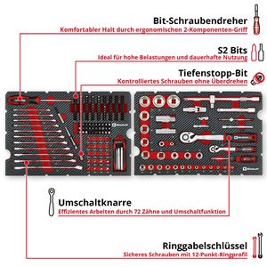 Produktbild für Werkzeugkoffer Einhell E-Case Mechanik, 370513