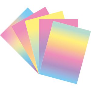 Produktbild für Buntpapier Folia 766 Rainbow, glänzend, 22,5 x 32 cm