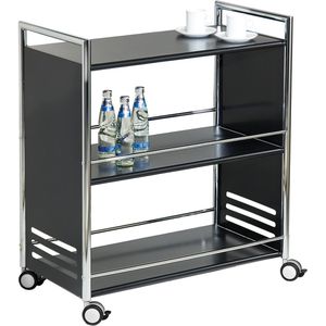 Servierwagen Kerkmann Artline, 3373, schwarz, aus Metall