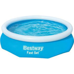Produktbild für Aufstellpool Bestway 57270 Fast Set blau, rund