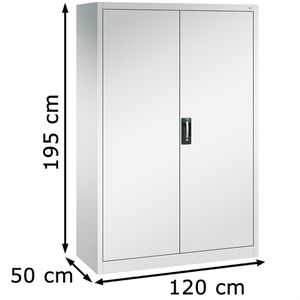Produktbild für Werkzeugschrank CP-Möbel 8931-311, aus Metall, lichtgrau