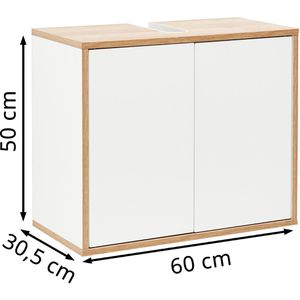 Produktbild für Waschbeckenunterschrank Fackelmann Finn 84603, hängend