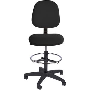 Produktbild für Arbeitsstuhl Topsit Industry, IND191, schwarz