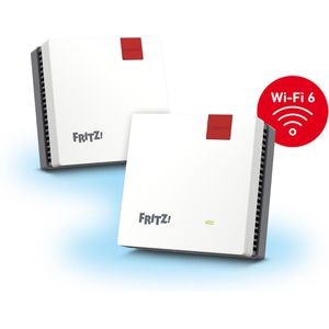 Produktbild für WLAN-Repeater AVM FRITZ!Mesh Set 1600, 20003112, 2er Set
