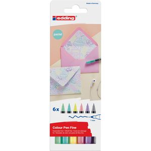 Filzstifte Edding 1200 Pastell, Color Pen Fine