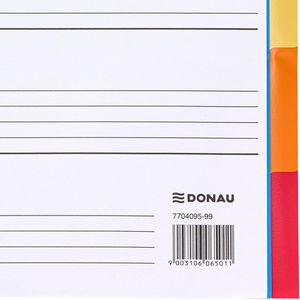 Produktbild für Register DONAU 7704095-99, A4, blanko