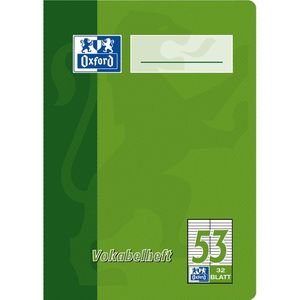 Produktbild für Vokabelheft Oxford 100050398, A6