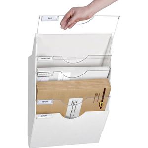 Produktbild für Prospekthalter cep 1001530021 ReCeption, weiß
